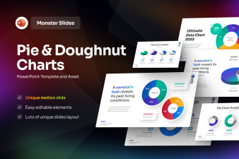 Monster Slides Pie & Doughnut Chart Set